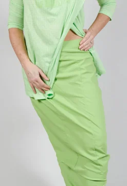 Rundholz Black Label Skirts^Long Jersey Pencil Skirt in Lime