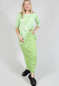 Rundholz Black Label Skirts^Long Jersey Pencil Skirt in Lime