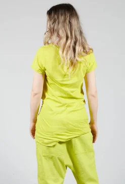 Rundholz Dip T-shirts^Long Length Short Sleeved T Shirt in Spring