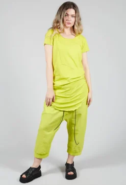 Rundholz Dip T-shirts^Long Length Short Sleeved T Shirt in Spring