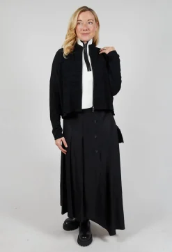 Sarah Pacini Skirts^Long Pleated Skirt in Black