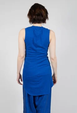 Rundholz Dip Tops^Long Printed Vest in Royal