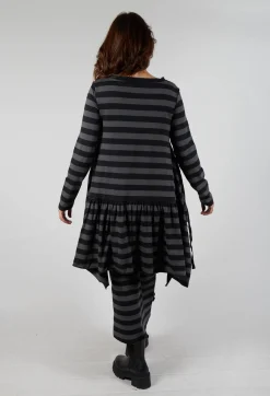 Pluslavie Tops^Long Ribbon Jacket in Stripe
