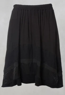 Nuovo Borgo Skirts^Long Skirt with Asymmetric Hem in Black