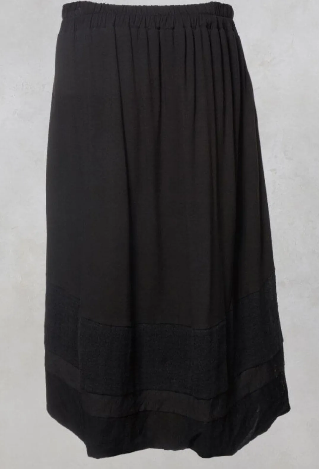 Nuovo Borgo Skirts^Long Skirt with Asymmetric Hem in Black