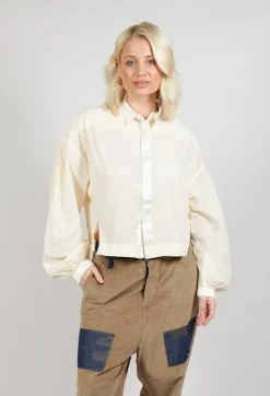 Umit Unal Shirts & Blouses^Long Sleeve Cotton Shirt in Cream