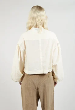 Umit Unal Shirts & Blouses^Long Sleeve Cotton Shirt in Cream