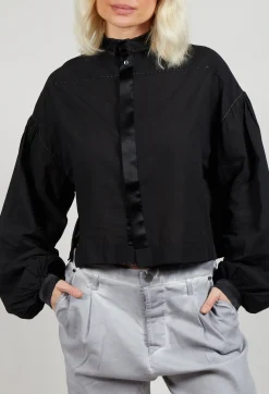 Umit Unal Shirts & Blouses^Long Sleeve Cotton Shirt in Black