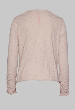 Ewa I Walla Shirts & Blouses^Long Sleeve Jersey Top in Dots