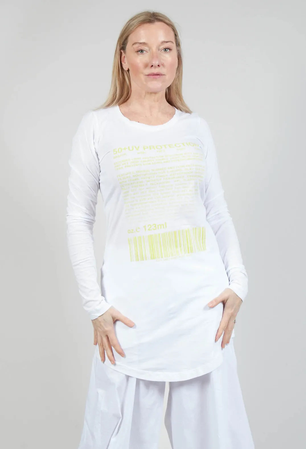 Rundholz Black Label Tops^Long Sleeve Jersey Top with Motif in Sun Print