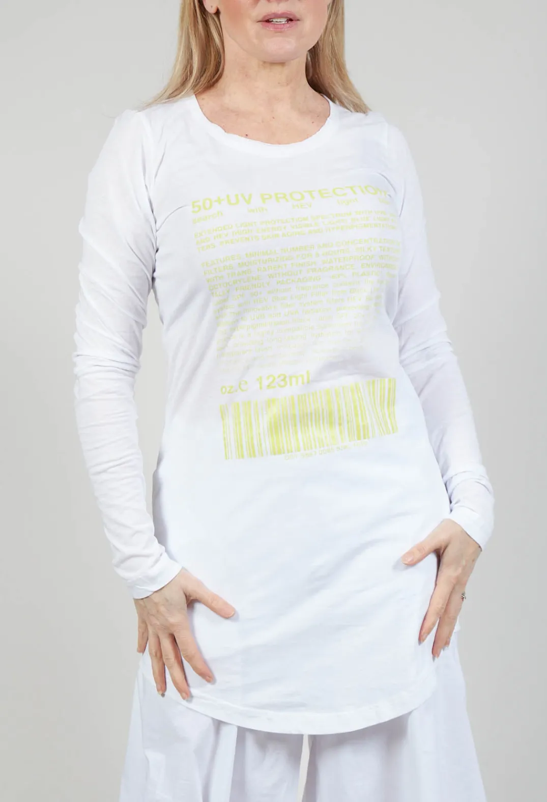 Rundholz Black Label Tops^Long Sleeve Jersey Top with Motif in Sun Print