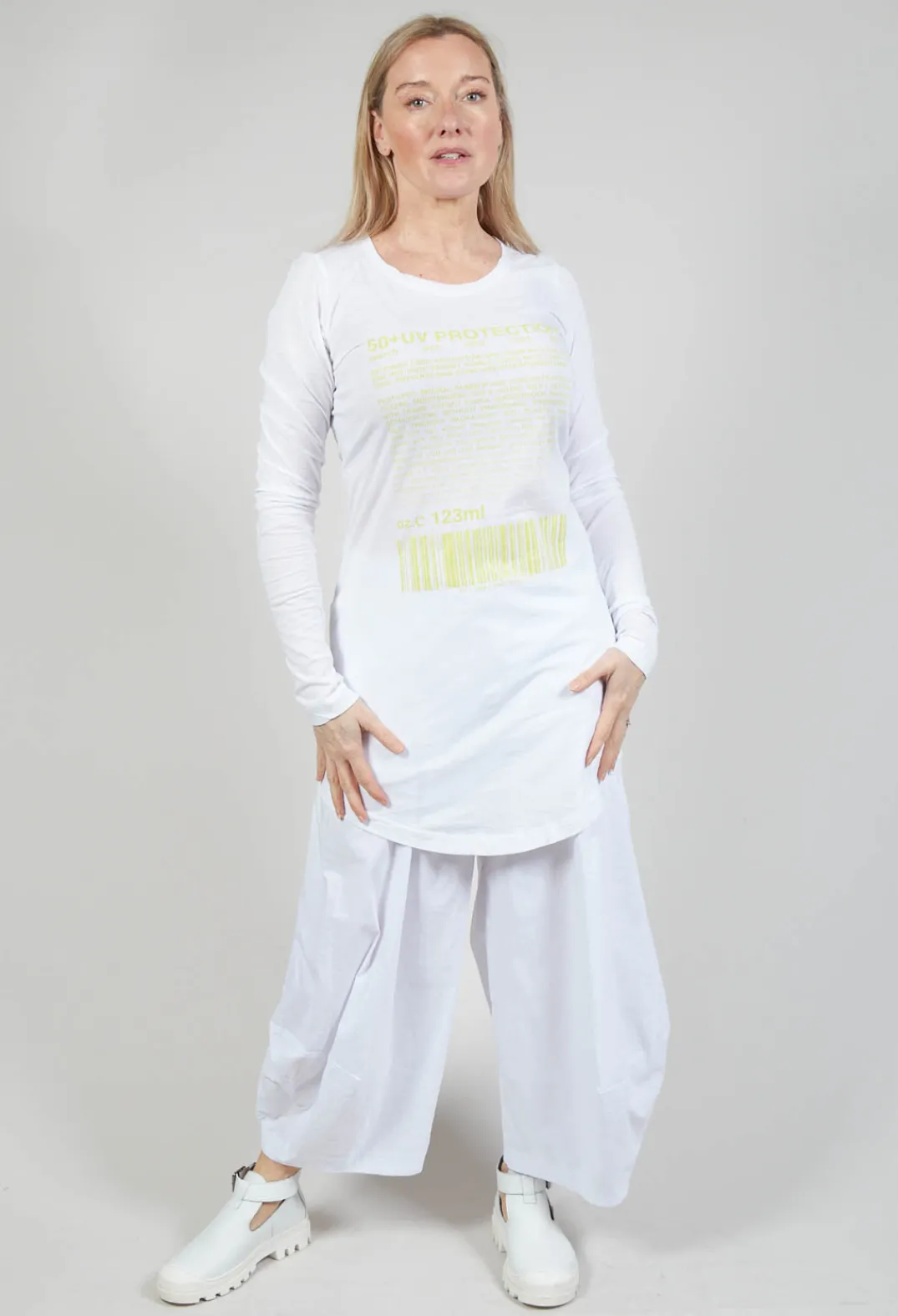 Rundholz Black Label Tops^Long Sleeve Jersey Top with Motif in Sun Print