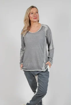 Rundholz Mainline Jumpers^Long Sleeve Metallic Knit in Asteroid Sparkle