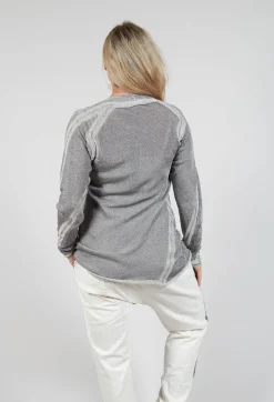 Rundholz Mainline Jumpers^Long Sleeve Metallic Knit in Asteroid Sparkle