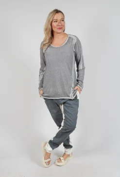 Rundholz Mainline Jumpers^Long Sleeve Metallic Knit in Asteroid Sparkle