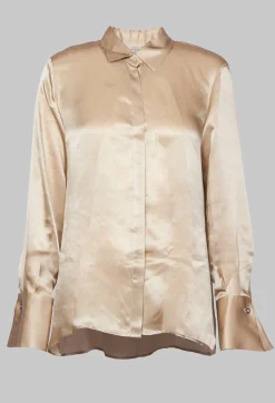 T.ba Shirts & Blouses^Long Sleeve Shirt in Champagne