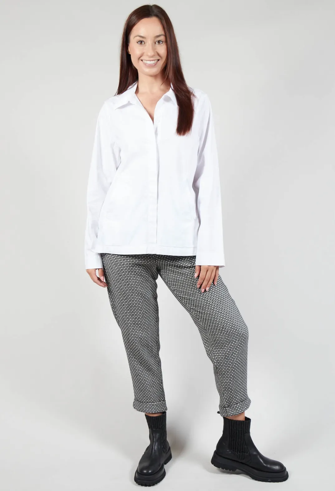 Elemente Clemente Jackets^Long Sleeved Shacket in White