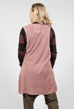 Rundholz Mainline Knitwear|Jumpers^Long Sweater Vest in Amaretto Cloud