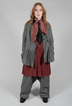 Rundholz Mainline Knitwear|Jumpers^Long Sweater Vest in Rust Cloud
