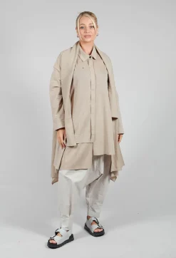 Moyuru Shirts & Blouses^Longline Cardigan in Beige