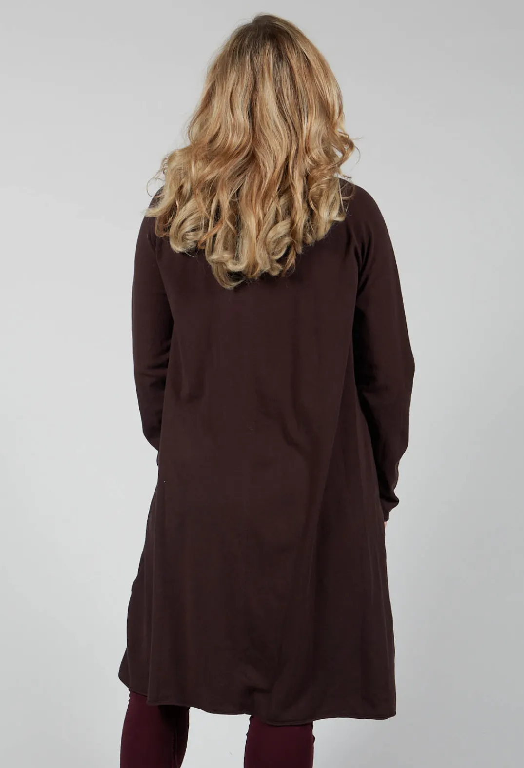 Rundholz Mainline Co-ords & Suits|Cardigans^Longline Cardigan in Dark Brown