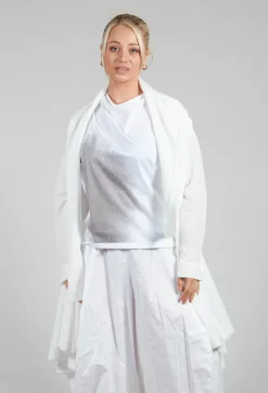 Moyuru Shirts & Blouses^Longline Cardigan in White