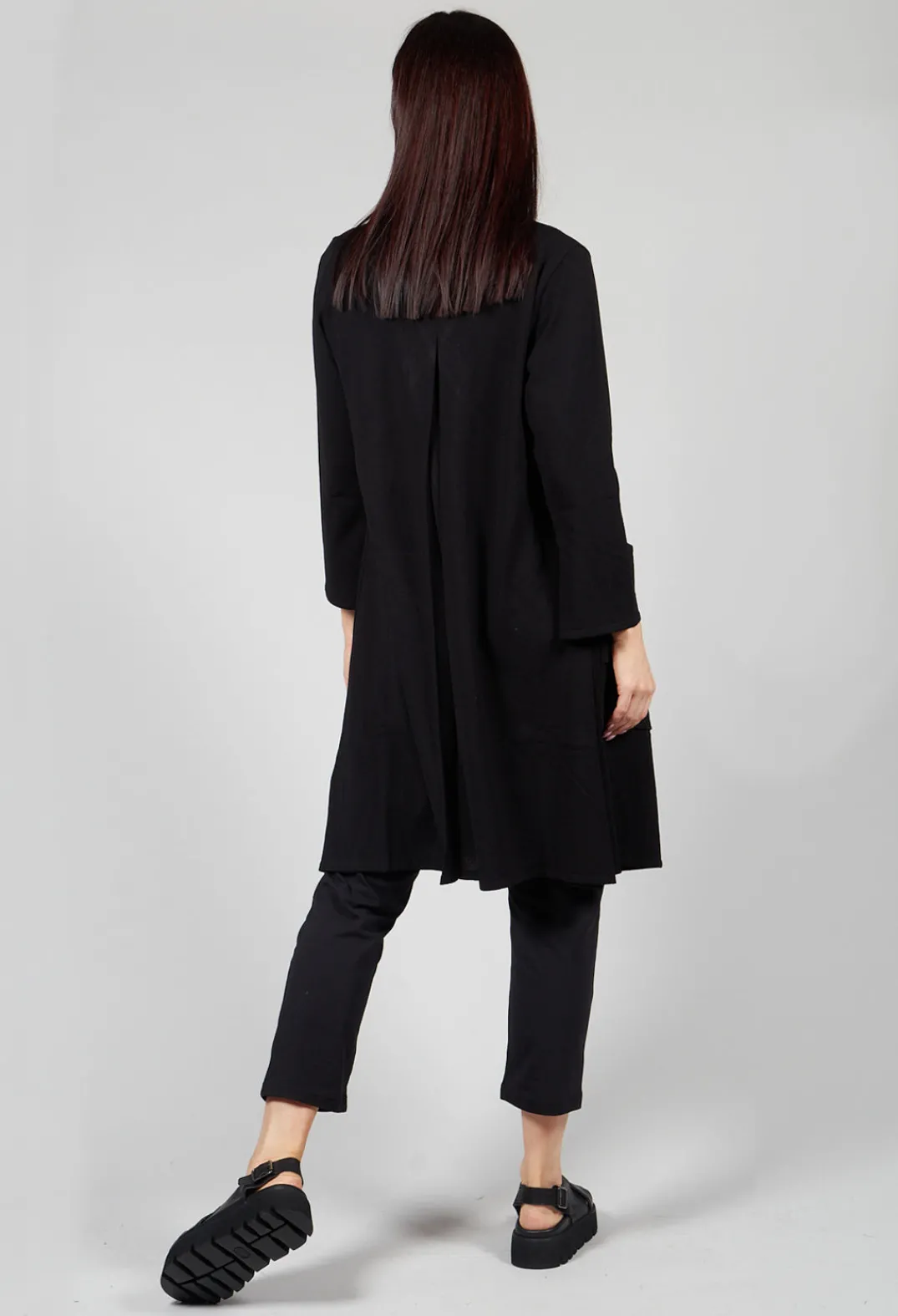 Philomena Christ Cardigans^Longline Cardigan with Pockets in Black