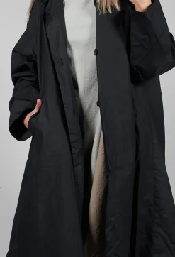 Aequamente Coats^Longline Coat in Black