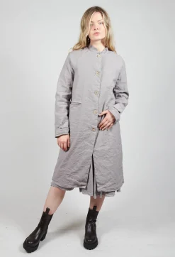 Aequamente Coats^Longline Coat in Taupe