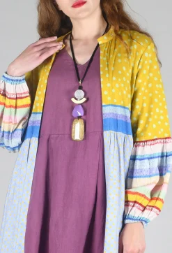 Conditions Apply Jackets^Longline Jacket in Multi Colour