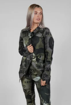 Rundholz Black Label Jackets^Longline Jacket in Multicolour
