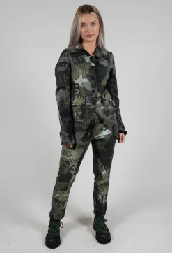 Rundholz Black Label Jackets^Longline Jacket in Multicolour