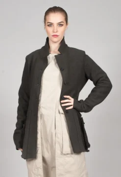 Rundholz Black Label Jackets^Longline Jacket with Feature Pockets in Jungle