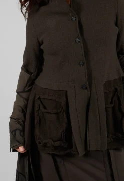 Rundholz Black Label Jackets^Longline Jacket with Feature Pockets in Jungle