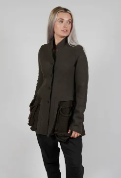 Rundholz Black Label Jackets^Longline Jacket with Feature Pockets in Jungle
