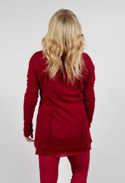 Rundholz Mainline Tops^Longline Top in Sunset Cardinal