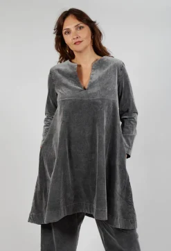 Amici Tops^Longline Tunic in Pewter