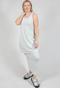 Rundholz Black Label Tops^Longline Vest Top in Grey