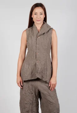 Operificio Neirami Jackets^Longline Waistcoat in Rock