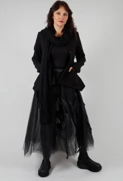 Pal Offner Tops^Longsleeve Overlay Top in Black