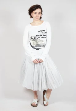 Rundholz Mainline Tops^Longsleeve Top in Starwhite Print