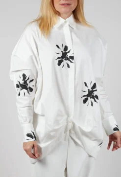 Malloni Shirts & Blouses^Long-Sleeved Shirt in Bianco