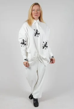 Malloni Shirts & Blouses^Long-Sleeved Shirt in Bianco