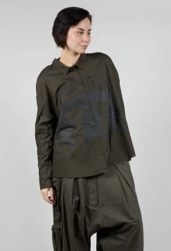 Rundholz Black Label Shirts & Blouses^Loose Fit Shirt in Jungle Print