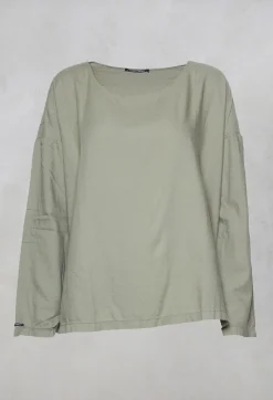 ALBUM DI FAMIGLIA T-shirts^Loose Fit T-Shirt in Marron Glace