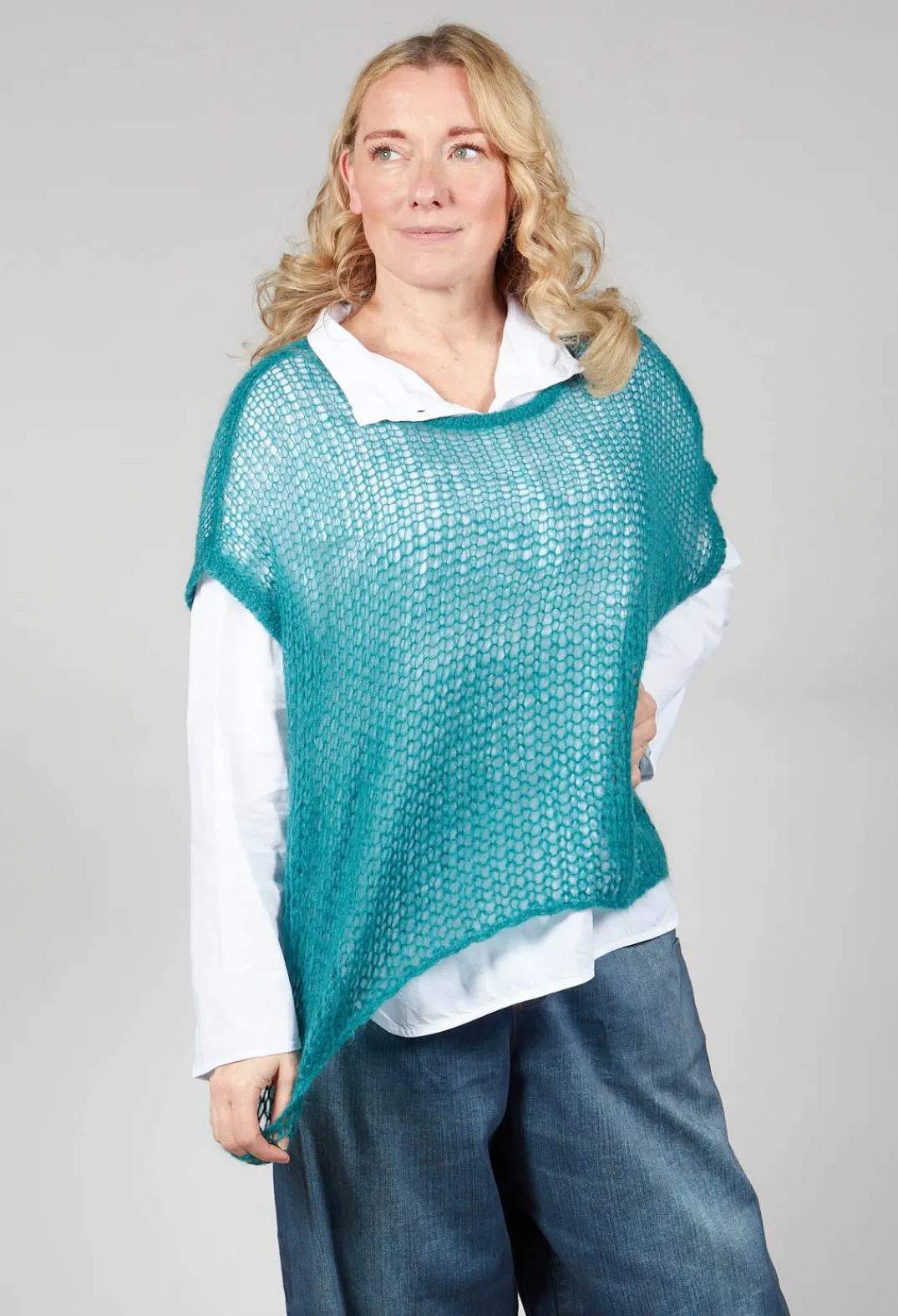 Mes Soeurs u0026 Moi Jumpers^Loose Knit Vest in Lotus