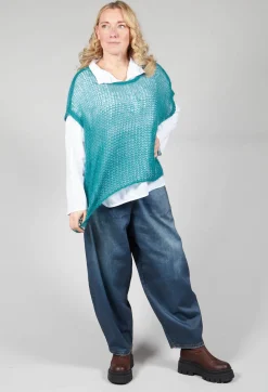 Mes Soeurs u0026 Moi Jumpers^Loose Knit Vest in Lotus