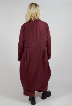 Baci Coats^Loose Overcoat in Intense Rust
