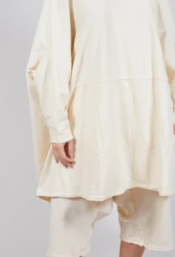 Rundholz Dip Dresses^Loose-Fitting Pleated Midi Dress in Greige