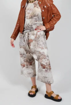 Pal Offner Trousers^Low Crotch Pull on Trousers in Steppe Bronze